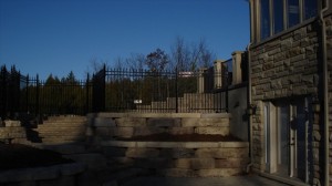 Ornamental iron fence install Ottawa