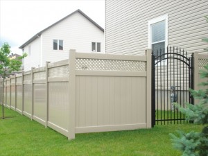 Vinyl PVC fence Ottawa